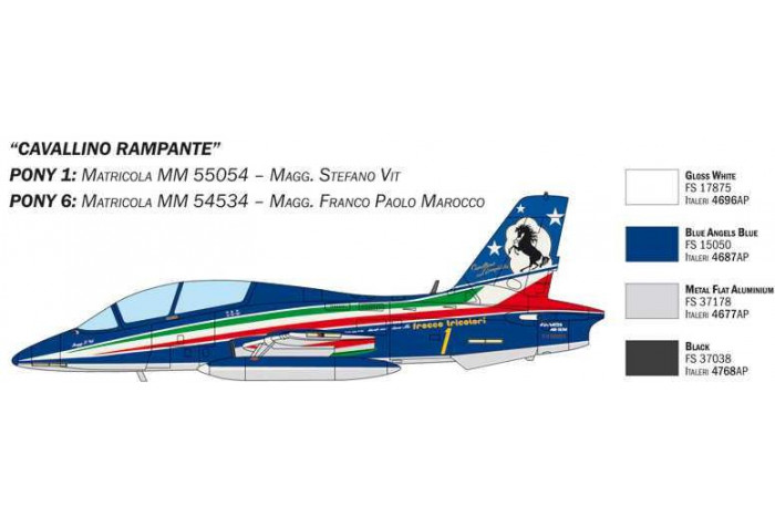 Italeri - Macchi MB 339 P.A.N. 60th Anniversary Special Livery...