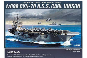 Model Kit loď 14209 - USS CARL VINSON (1:800)