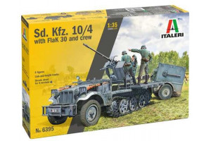 Model Kit military 6395 - Sd.Kfz 10/4 with Flak 30 and Crew (1:35)